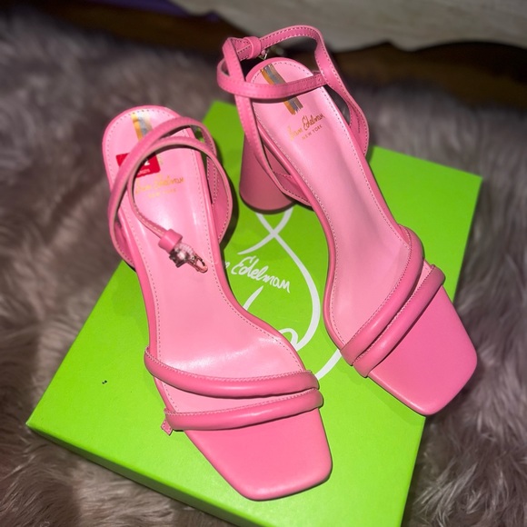 Sam Elderman Pink sandals size 7 1/2 - Picture 1 of 7
